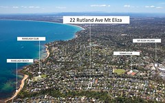 22 Rutland Avenue, Mount Eliza VIC