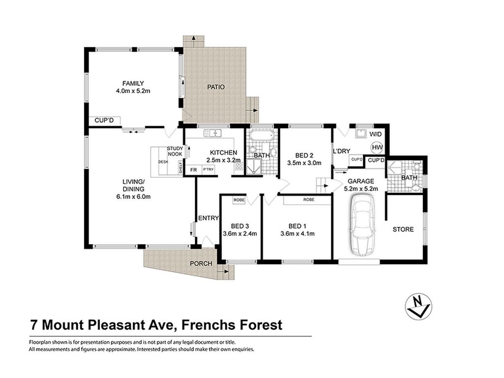 7 Mount Pleasant Avenue, Frenchs Forest NSW 2086 floorplan