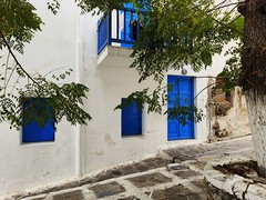 Mykonos blue and white