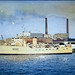 17a Naval ship in Portsmouth Harbour 1966