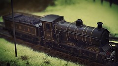 Close-Up of an NBR 0-6-0 Steam Locomotive