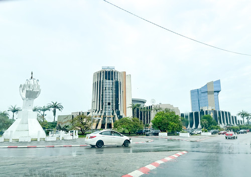 Monumental avenue in Libreville