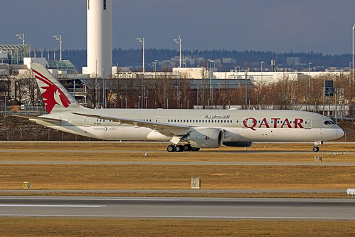 Qatar Airways Boeing 787-9DZ A7-BHO MUC 17-02-24