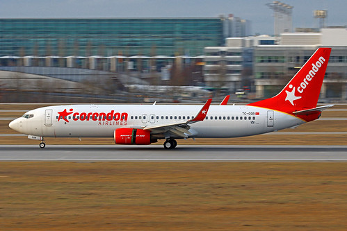 Corendon Airlines Boeing 737-8SH TC-COR MUC 17-02-24