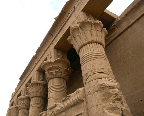 Mammisi romain, temple d'Hathor Ier siècle avant JC- Ier siècle après JC, Dendérah, commune et gouvernorat de Qena, Egypte.