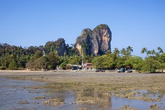 Railay beach at low tide