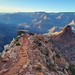 Sunset on the South Kaibab Trail