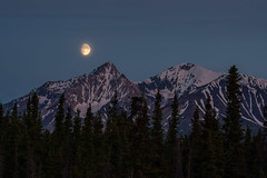 Yukon moonset