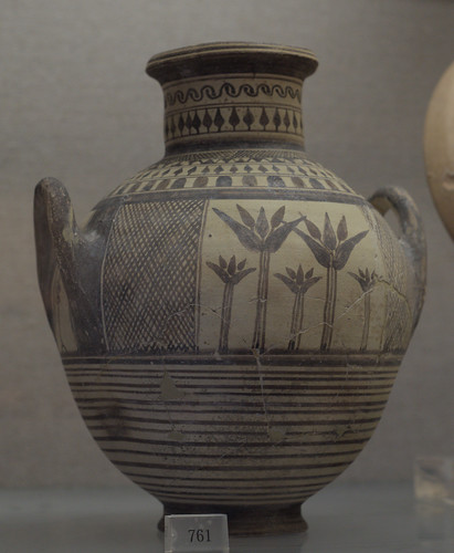 Cypriot Archaic amphora with lotus stems in Bonn
