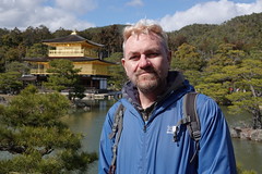 Craig at  Kinkaku-ji 'Golden Pavilion' Kyoto.