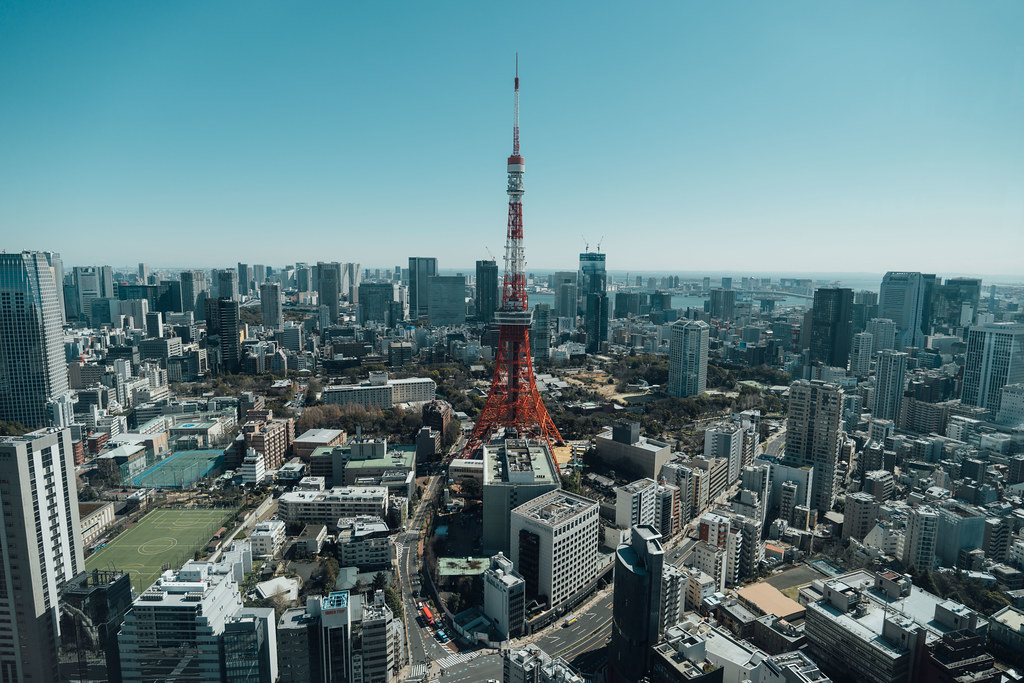 東京攝影景點｜免費東京鐵塔觀景台，從超近距離眺望東京鐵塔，麻布台之丘 森JP Tower
