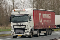 06-BKR-8, = DAF XF106 superspacecab, from Mentra/ Mammoet ferry transport, Holland.