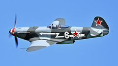 Yakovlev Yak 3 ? White 6 F-AZOS Soviet Air Force Aircraft in the colours of French Ace Marcel Albert he shot down at least 23 German aircraft during WWII