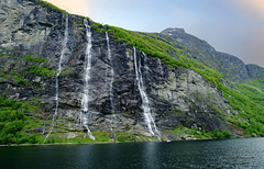 Norway- Gerianger Seven Sisters Waterfalls