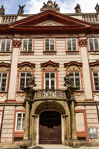 Swéerts-Sporck Palace (left), New Town, Prague, Bohemia, Czechia