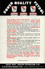 Bowen Petroleum advertisement from Motor Trader magazine,  20 September 1961