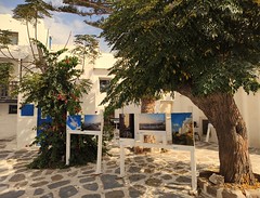 the streets of Mykonos