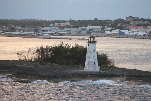 Hog Island Lighthouse in Nassau (Bahamas) taken from the From the Vision of the Seas Eight Night Cruise to the Southeastern United States and Bahamas - February 16th-24th, 2024 (February 21st, 2024)