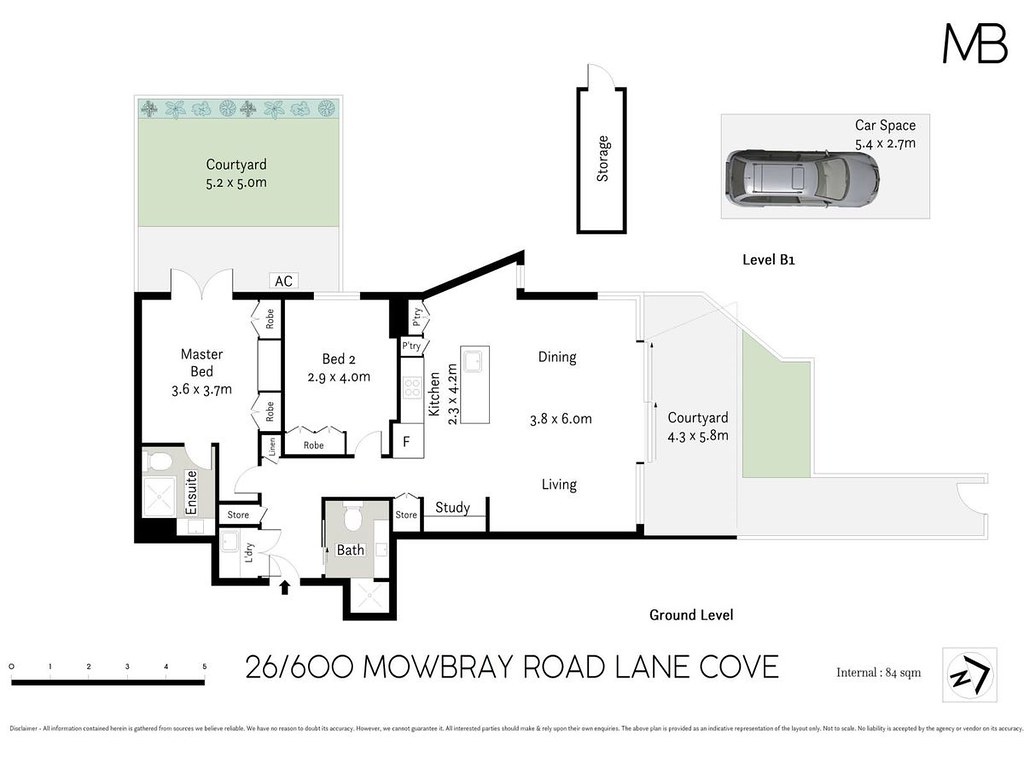 26/600 Mowbray Road West, Lane Cove NSW 2066 floorplan