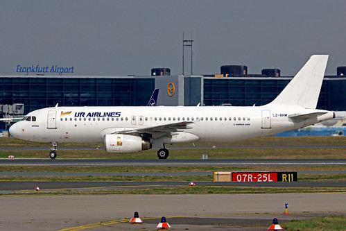 UR Airlines Airbus A320-232 LZ-BHM Miran FRA 17-03-24