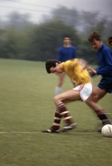Kingston Polytechnic football match in 1984