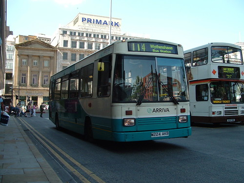 [Arriva North West & Wales] 1224 (M224 AKB) in Manchester on service 114 - Steven Hughes