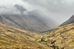 By Dalness: Glen Etive Highlands, Scotland.