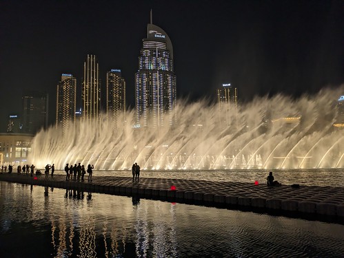 Dubai Fountains -  Burj Khalifa Lake - Dubai, UAE (United Arab Emirates)