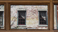 reflection / Broughton Street / Savannah Georgia / windows