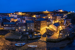Blue Hour Nightscape of Staithes