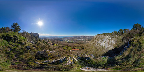 Socerb castle, 360° panorama