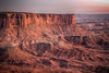 The sun sets on Canyonlands