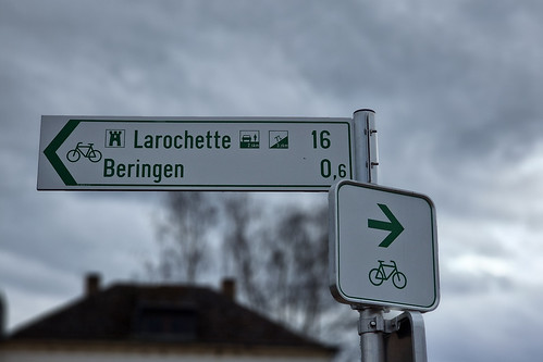 New signposted bike route between Mersch and Larochette