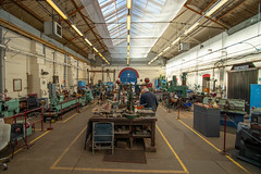 Inside the fitting shop