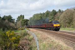 47848 Two Mile Bottom 05/04/23 - 5Z78 0625 Carnforth Steamtown to Norwich Goods Yard