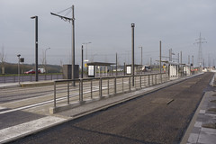Unopened Stadion tram terminus, 12.03.2024.