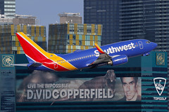 N286WN, Boeing 737-700, Southwest Airlines, Las Vegas