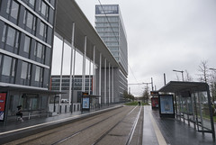 Europaparlament / Parlement Européen tram stop, 13.03.2024.