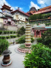 Kek Lok Si temple pagoda garden