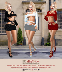 BQ::Shannon Crop Sweater & Laced Skirt::@ORSY Event
