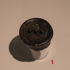 Top of a Roman bronze inkwell from Vienna