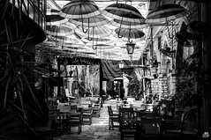 Cafe with umbrellas, Limassol