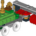 Disc Plow MOC Render (LEGO Advent 2023 Day 22)