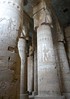 Pronaos, grande salle hypostyle, temple d'Hathor, Ier sicle aprs JC, Dendrah, commune et gouvernorat de Qena, Egypte.