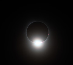 Diamond ring Solar eclipse April 8 2024, Westport, NY