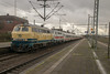 218460 & 218341 at the head of the 0945 Dortmund-Westerland at Itzehoe, 24 March 2024,