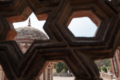 Peeking through - Qutab Minar // New Delhi India