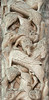 Souillac, Abbaye Sainte-Marie,  Bestienpfeiler  - Pillar of the beasts - Detail