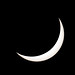 Solar eclipse of April 8, 2024, over Franklin, IN - waxing crescent