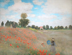 "Coquelicots" de Claude Monet (exposition Paris 1874, Musée d'Orsay, Paris)